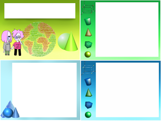 Шаблони презентацій з математики до тем "Квадратні рівняння", "Похідна. Інтеграл" та "Стереометрія"