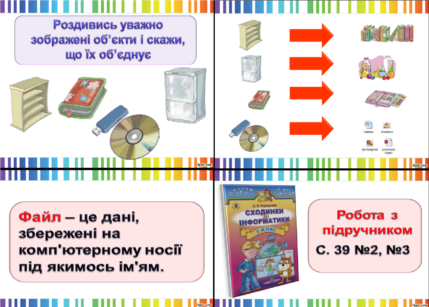 Файли та папки. Вікна та операції над вікнами