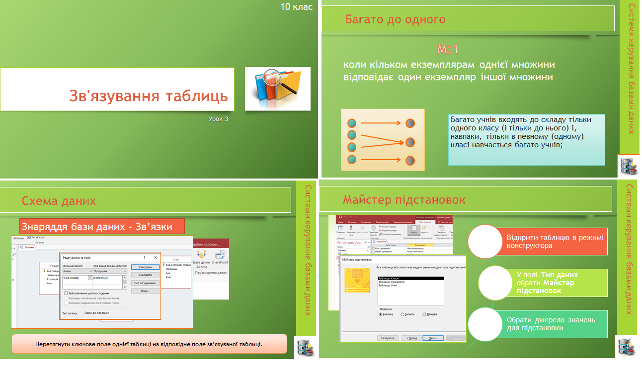 10 клас. Урок 20. Зв'язування таблиць