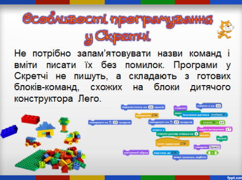 Складання та виконання алгоритмів у визначеному навчальному середовищі виконання алгоритму