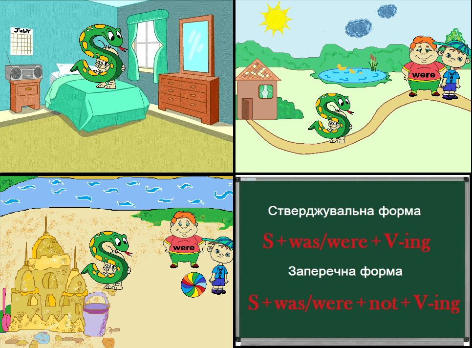 Проект у середовищі Scratch "Past Continious"