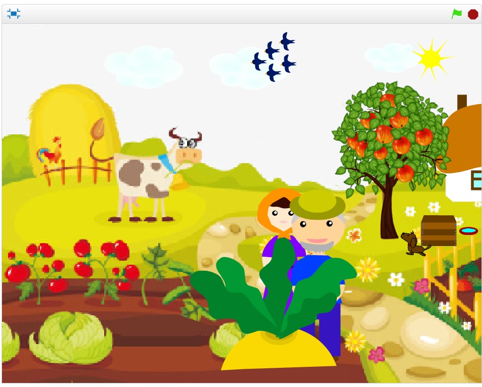 «Казка Ріпка». Переможець ІІ фестивалю Scrаtch-проектів. Переможець у номінації «Цифрові історії». Середня група