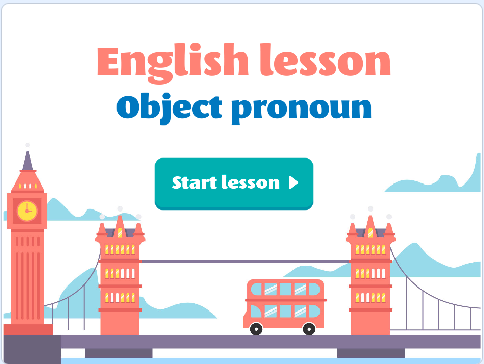 «Урок английского языка». Переможець ІІІ фестивалю Scrаtch-проектів у номінації «Навчаємося разом з Рудим Котом»