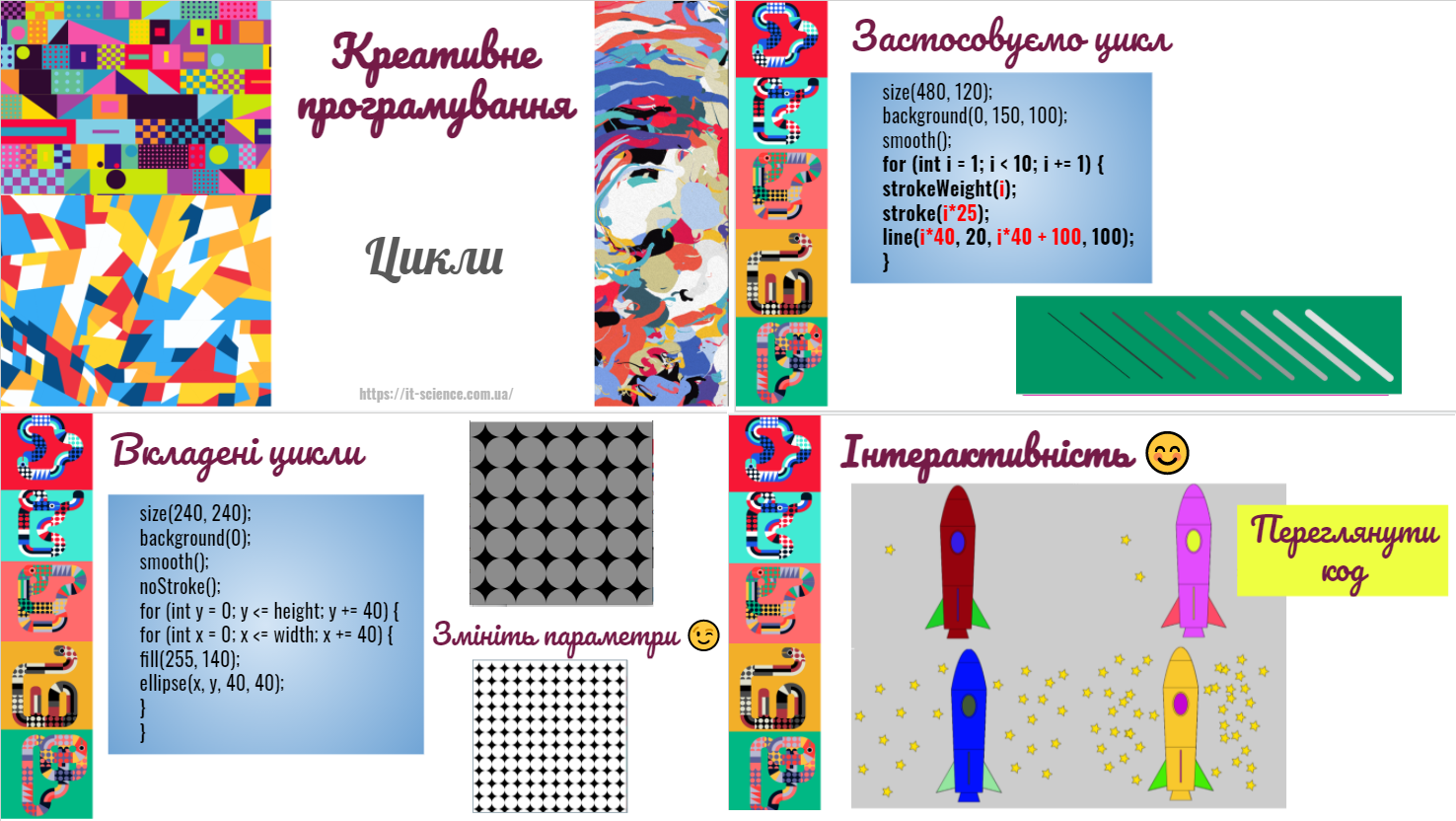 Цикли. Вкладені цикли